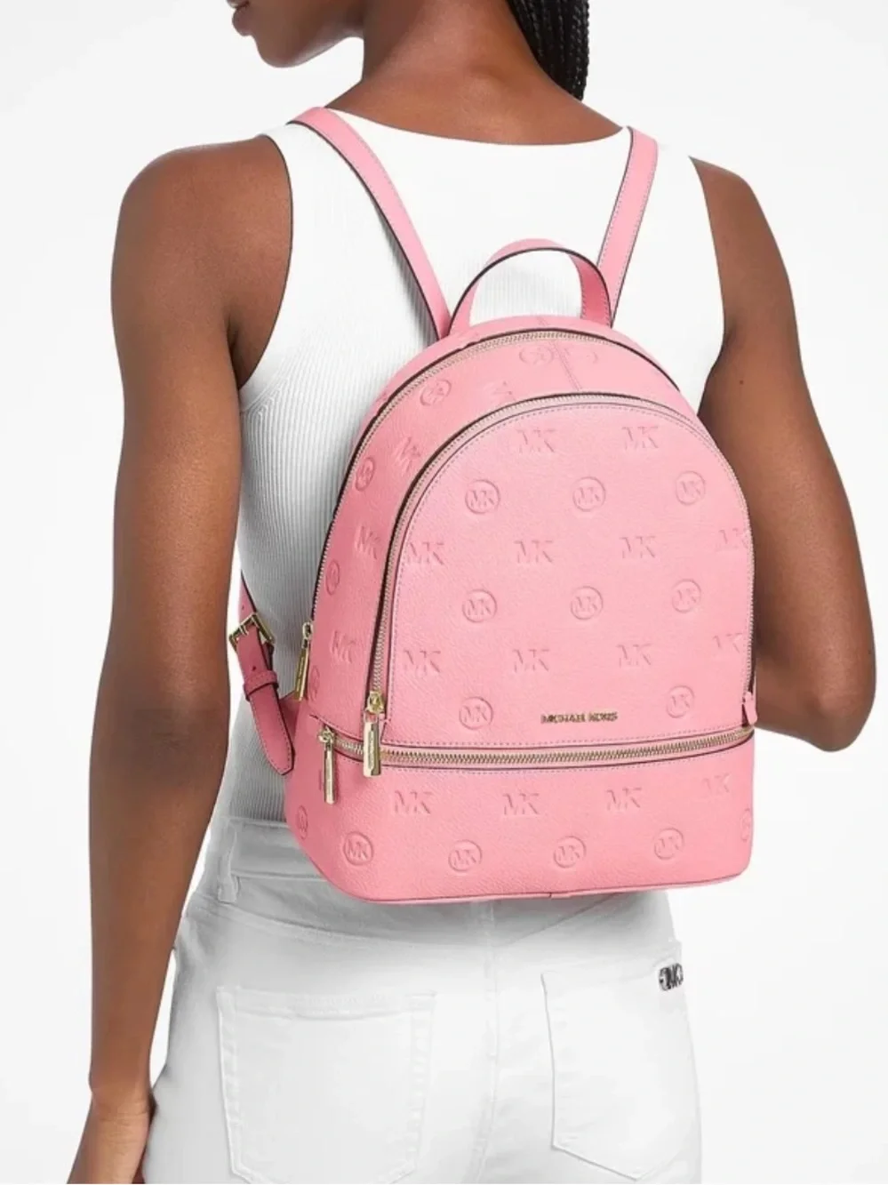Michael Kors RHEA Medium Backpack - Picture 1 of 14